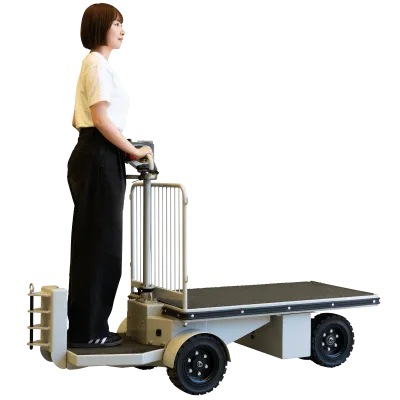 【新品】エネライド 500F　牽引金具付き　D1709×W690×H1237　乗れる電動台車　GJ-1007-2