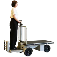 【新品】エネライド 500F　牽引金具付き　D1709×W690×H1237　乗れる電動台車　GJ-1007-2