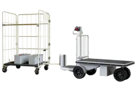 【新品】エネライド 500F　牽引金具付き　D1709×W690×H1237　乗れる電動台車　GJ-1007-2