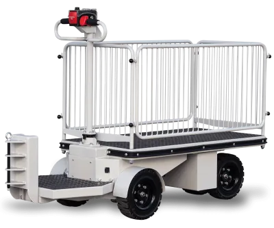 【新品】エネライド 500F　3面柵・牽引金具付き　D1709×W690×H1237　乗れる電動台車　GJ-1007-3