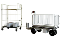 【新品】エネライド 500F　3面柵・牽引金具付き　D1709×W690×H1237　乗れる電動台車　GJ-1007-3