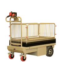 【新品】エネリフター　D1319×W617×H1140　昇降式電動台車　GJ-1014