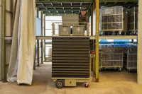 【新品】エネリフター　D1319×W617×H1140　昇降式電動台車　GJ-1014