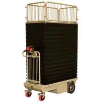 【新品】エネリフター　D1319×W617×H1140　昇降式電動台車　GJ-1014