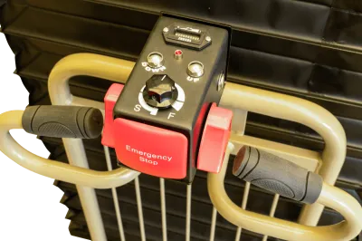 【新品】エネリフター　D1319×W617×H1140　昇降式電動台車　GJ-1014