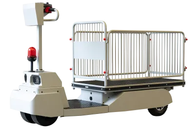 【新品】エネライド 500R　3面柵付き　D2090×W700×H1285　 乗れる電動台車　GJ-1018