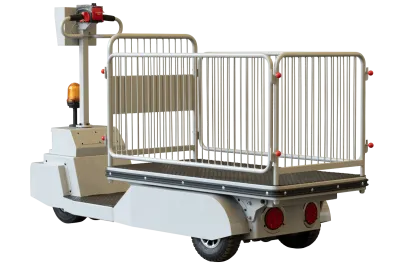【新品】エネライド 500R　3面柵付き　D2090×W700×H1285　 乗れる電動台車　GJ-1019