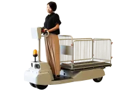 【新品】エネライド 500R　3面柵付き　D2090×W700×H1285　 乗れる電動台車　GJ-1019