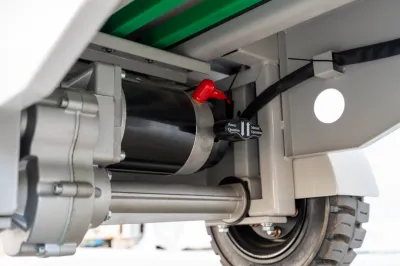 電動・手動切り替えレバー