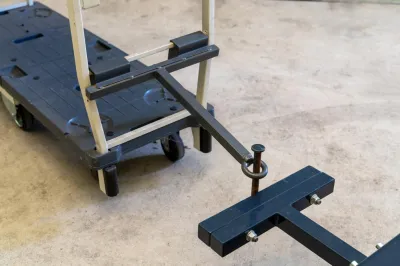 6輪台車の牽引①