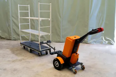 6輪台車の牽引②